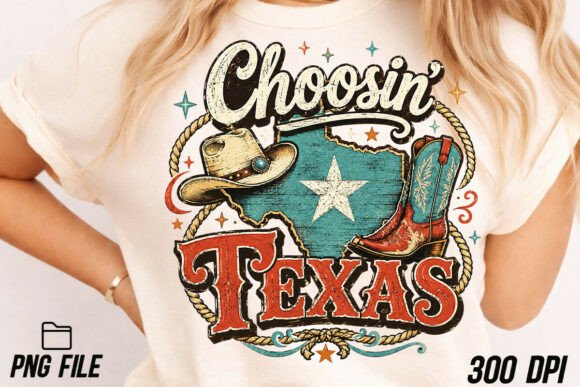 Download Choosin' Texas Tshirt, Country State PNG - Premium Bundle